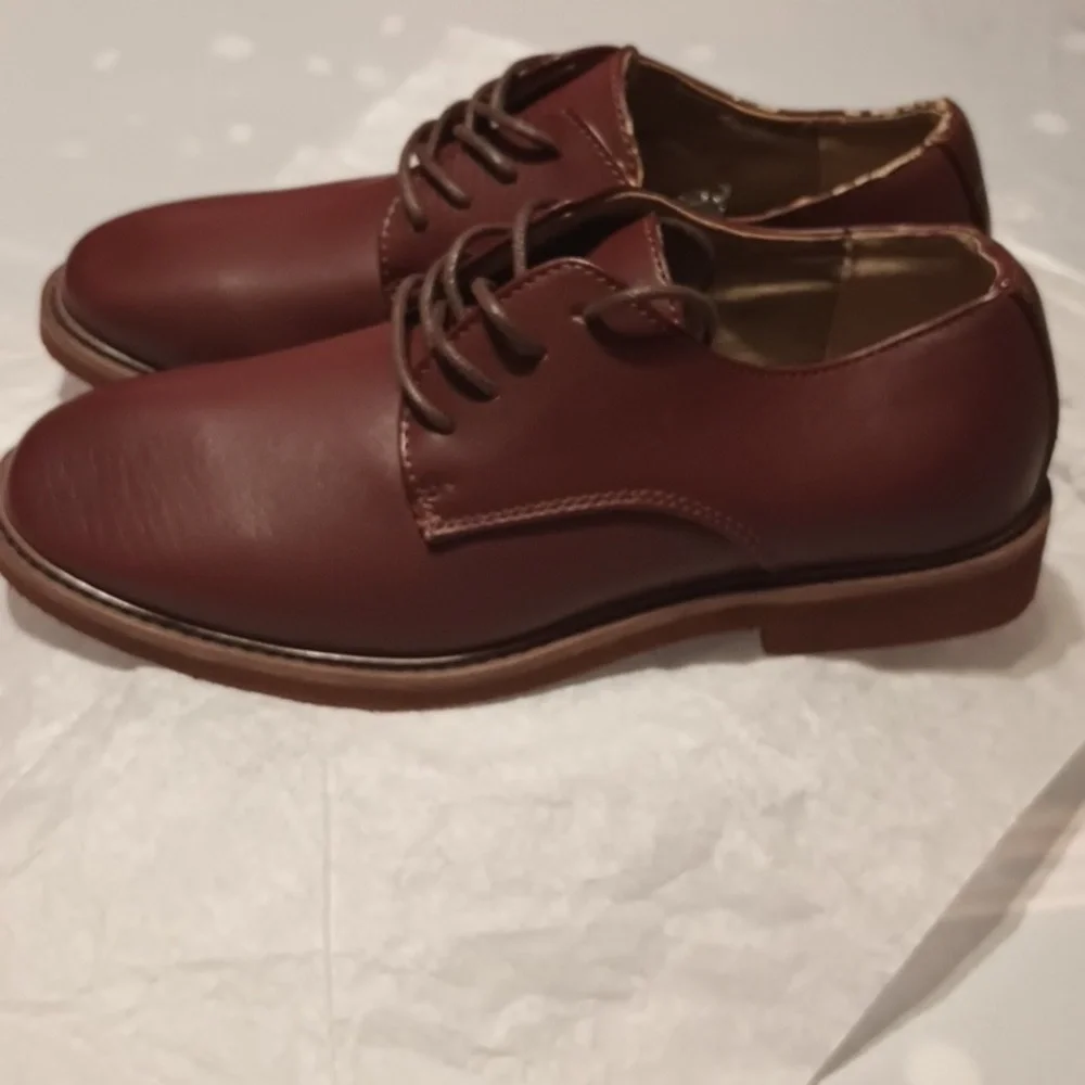 Deer Stags Denny Boys Rich Brown Oxfords